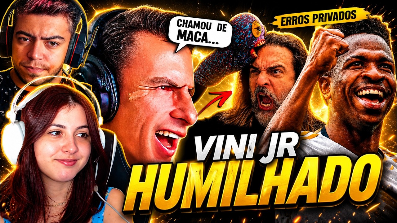 SUPER XANDÃO REAGINDO - VINI JR. HUMILHADO - ANDRÉZINHO SE REBELOU!!! | REACT