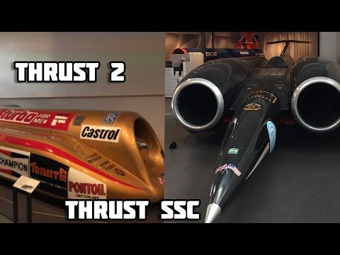 Thrust SSC and Thrust 2 - World Land Speed record holders - walkaround