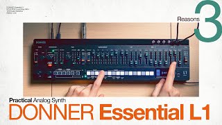 楽器は音楽を作る道具だ！DONNER Essential L1 シンセレビュー
