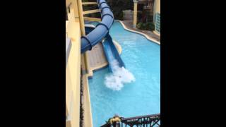 preview picture of video 'Jewel Paradise Cove, Runaway Bay, Jamaica- Adult Water slide competition'