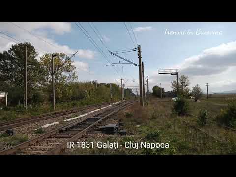 Trenul IR 1831 în viteză prin Văratec
