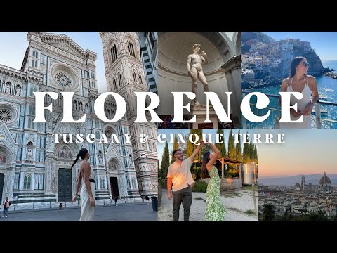 travel vlog: FLORENCE, ITALY + TUSCANY & CINQUE TERRE day trips!!