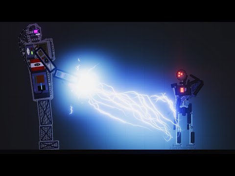Giant Mechs Fight Each Other In People Playground Vol.1
