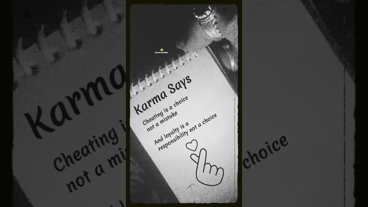 #karma #quotes #status #quoteoftheday #quotesaboutlife #cheating