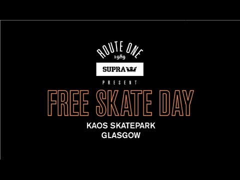R1 x Supra Free Skate Day 2015: Kaos Skate Park, East Kilbride