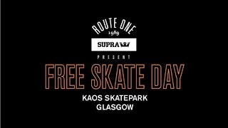 R1 x Supra Free Skate Day 2015: Kaos Skate Park, East Kilbride