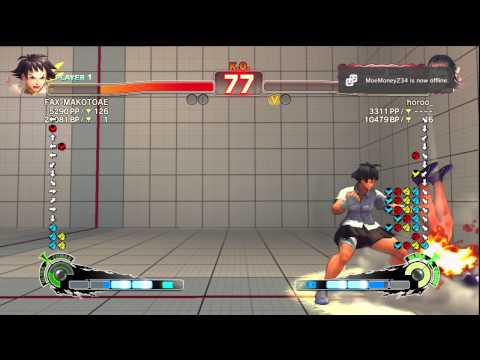 FAXgimoto [Makoto] vs. horoo_ [Sakura] - PSN SSF4 Arcade Edition