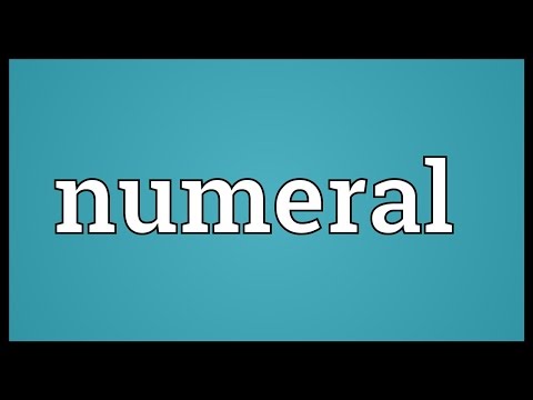 Numeral Meaning