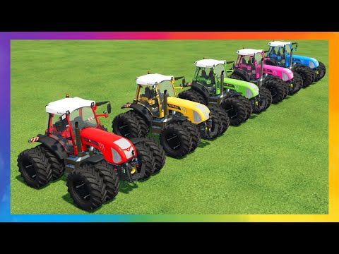 TRANSPORT 12 COLORED MINI COOPER S WITH SCANIA TRUCK - Farming Simulator 22