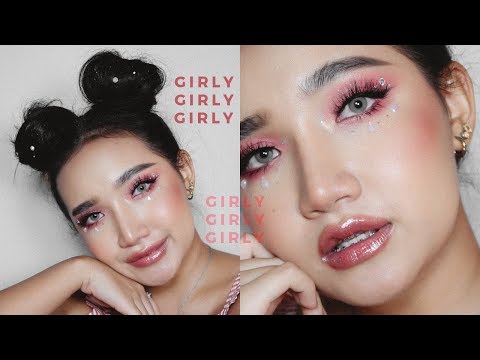 HOWTO ♡ น่ารัก กุ๊กกิ๊ก กลิตเตอร์ สีชมพูวว Pinterest Girl สุด ! | nurseryus