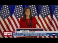 Nikki Haley drops out of 2024 presidential race | FULL SPEECH