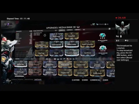 Hybrid nezha build "Orokin demon"