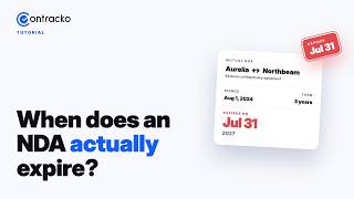 When does an NDA actually expire?