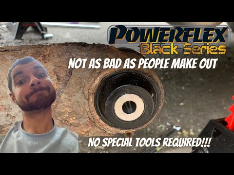 MK6 Fiesta ST150 Fitting Powerflex Rear Axle Bushes