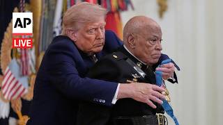 LIVE: Trump holds a Medal of Honor ceremony 