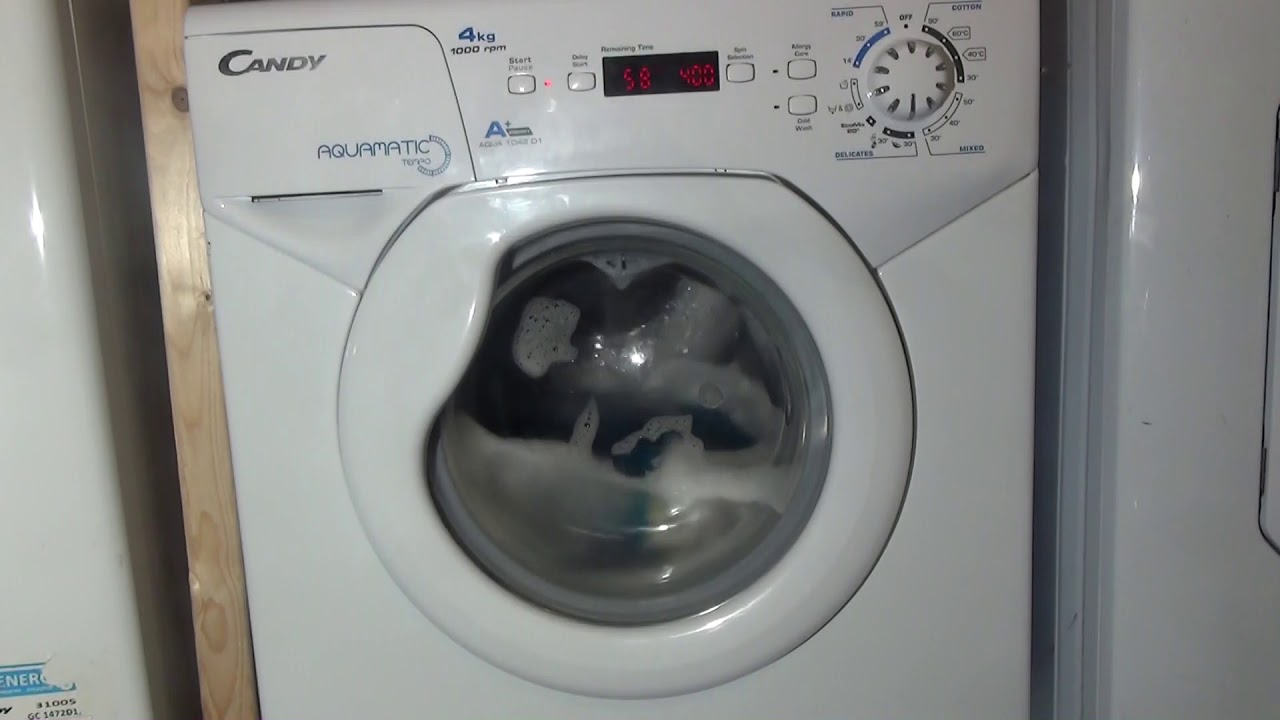 Candy Aquamatic Tempo AQUA1042D1 : Delicates 30'c