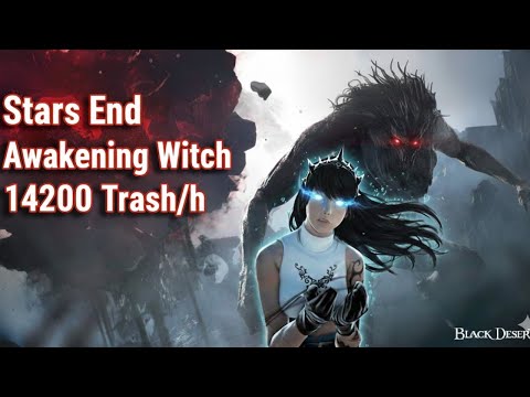 BDO | Awakening Witch - Stars End 14200 Trash/h (L2 LS)