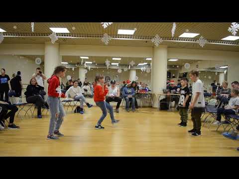 2Mkey Nikita Solo & Tiger vs Lina Joy и Nika | Hip hop 2x2 финал| Dance2fly contest