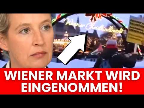 Suddenly they storm the VIENNA CHRISTMAS MARKET!