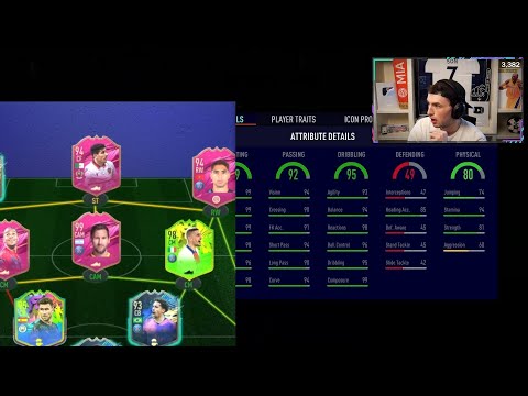 "my last 93+ icon attacker PP stat reveal was R9..."