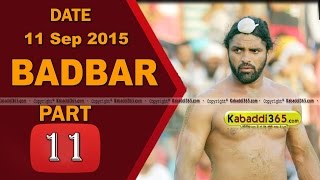 (1) Badbar (Barnala) Kabaddi Touranament 11 Sep 2015