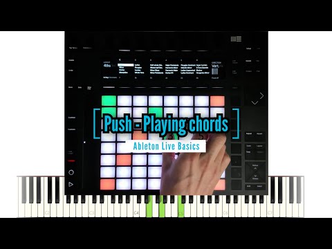 Chord shapes on Ableton Push