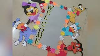 Welcome charts for class room doors