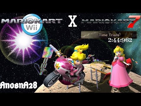 Mario Kart Wii: CT 3DS Rainbow Road Time Trial (2 Laps) [Personal Best - 2:44:962] (200cc)