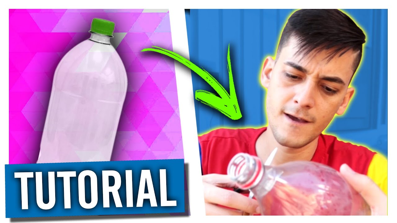 Tutorial rápido de PASSA BOLINHAS de GARRAFA PET