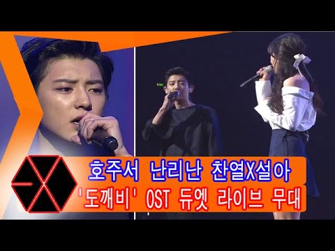 호주서 난리난 찬열X설아 '도깨비' OST 듀엣 라이브 무대 (영상)