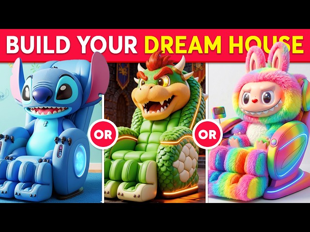Would You Rather - Build Your Super Fun Luxury Dream House 🏰🌈🔥😱 Quiz Galaxy