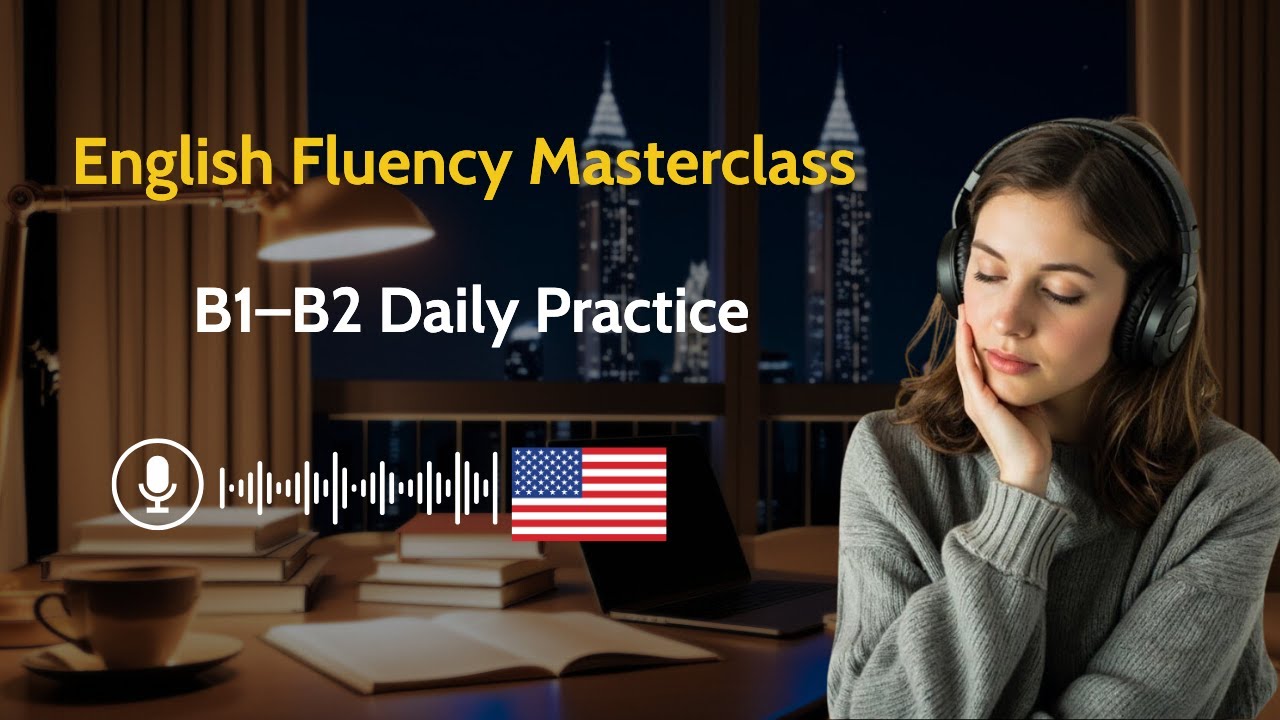 English Fluency Masterclass  B1–B2 Daily Practice