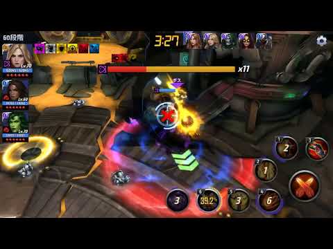 Marvel Future Fight T3 Captain Marvel CM vs WBU Ebony Stage60