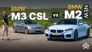2023 BMW M2 vs M3 CSL (E46) | PistonHeads