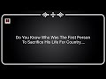 Which Indian Freedom Fighter Sacrificed His Life Even Before Shahid Mangal Pandey For Swadeshi