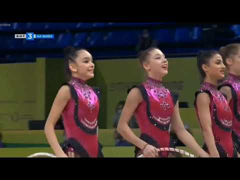 Group Azerbaijan 3 Hoops 4 Clubs Final European RG Championships Kiev 2020