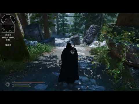 Beautiful Skyrim - Skyland, Fable Forests, Happy Little Trees n Stuff - Path to Falkreath