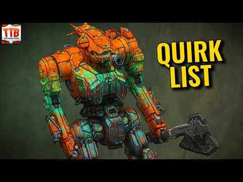 Best or bust? HATCHETMAN QUIRKS RELEASED! - MWO News - Mechwarrior Online 2022