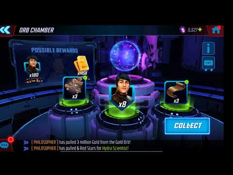 Shang-Chi Red Star Pulls - Many Elite 4 and 5 Orbs Opened! - Marvel Strike Force - MSF