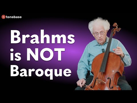 Laurence Lesser on Brahms Sonata No. 1 in E minor