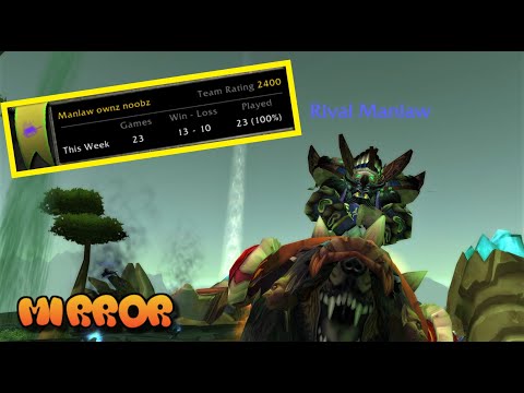 Warrior Druid Mirror vs the Highest Team NA (2700 MMR) - TBC Classic Arena 2v2