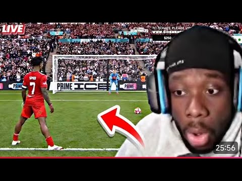 Alphonso Davies Reaction To - Sidemen Charity Match 2025 (Highlights) #ishowspeed #sidemen #viral