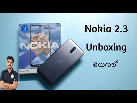 Nokia 2.3 Unboxing & initial impressions ll in Telugu ll