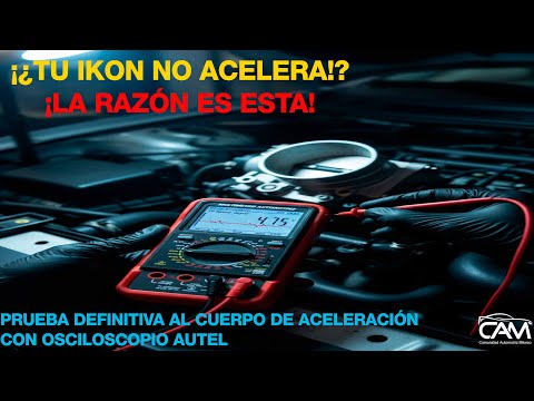 SEÑALES DEL CUERPO DE ACELERACION EN FORD CON OSCILOSCOPIO