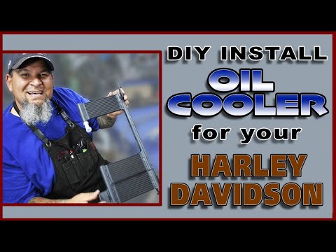 DIY INSTALL Oil Cooler for your Harley Davidson!