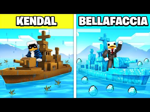 SFIDO KENDAL A BATTAGLIA NAVALE SU MINECRAFT