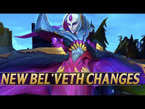 NEW BEL'VETH PASSIVE, E & ULT CHANGES - E CAN CRIT NOW - League of Legends