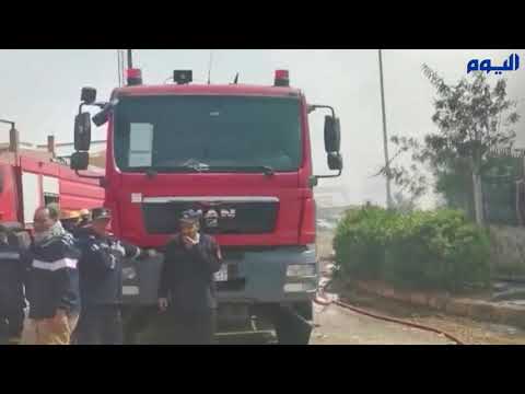 فيديو.. 20 قتيلاً في حريق ضخم بمصنع ملابس بالقاهرة