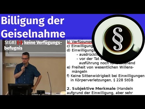 Billigung der Geiselnahme