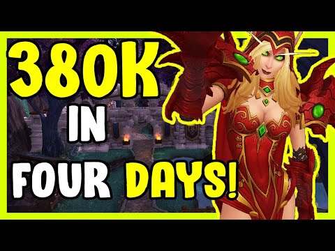 380k In Four Days and Garrison Stuff In WoW BFA 8.3 - Gold Making, Gold Farming Guide